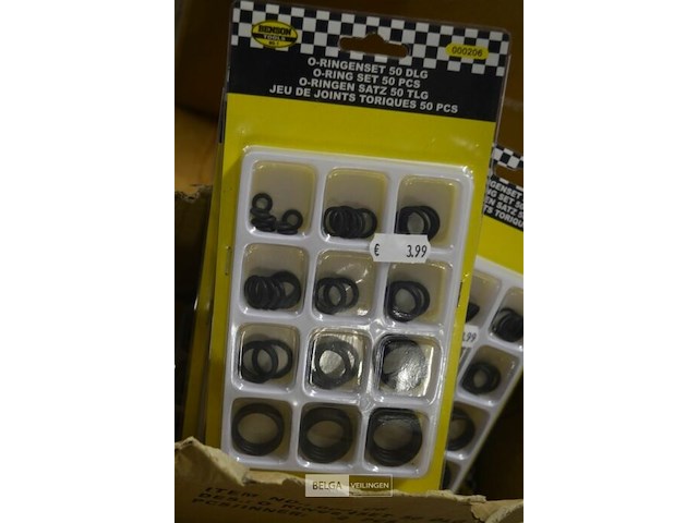 9x 50 delige o ringen set - afbeelding 1 van  3