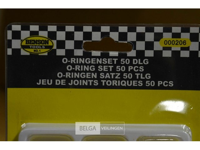 9x 50 delige o ringen set - afbeelding 3 van  3
