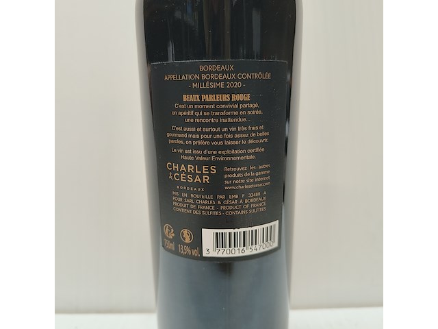 9x 75cl bordeaux parleurs - afbeelding 2 van  2