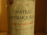 9x 75cl chateau cap de mourlin 1967 - afbeelding 2 van  4