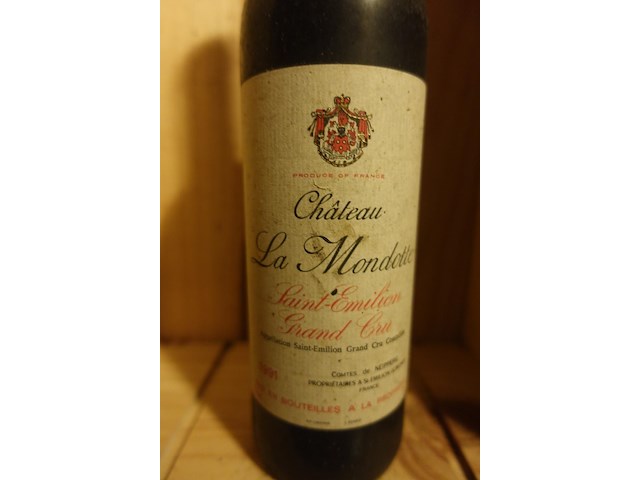 9x 75cl chateau la mondohe grand cru 1991 - afbeelding 2 van  3