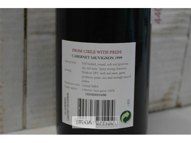 9x 75cl villa montes cabernet sauvignon - afbeelding 3 van  4