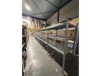 9x aluminium rekken – totaal ±10,8 meter – lot 113 - afbeelding 7 van  7