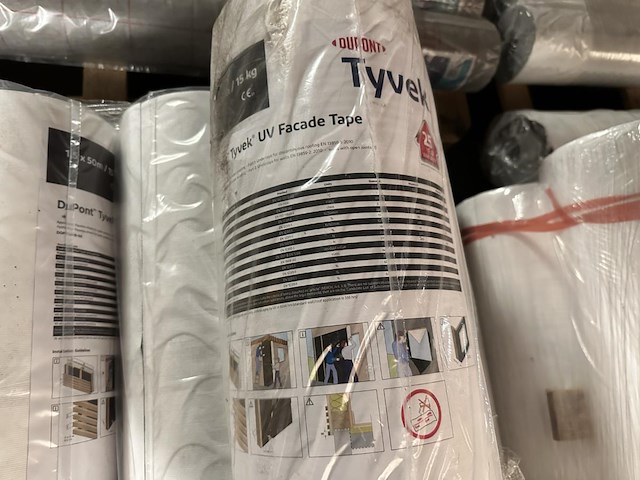 9x dupont tyvek uv facade tape - afbeelding 2 van  2