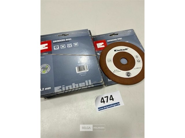 9x einell slijpschijf/kettingslijper 3,2mm - afbeelding 2 van  3