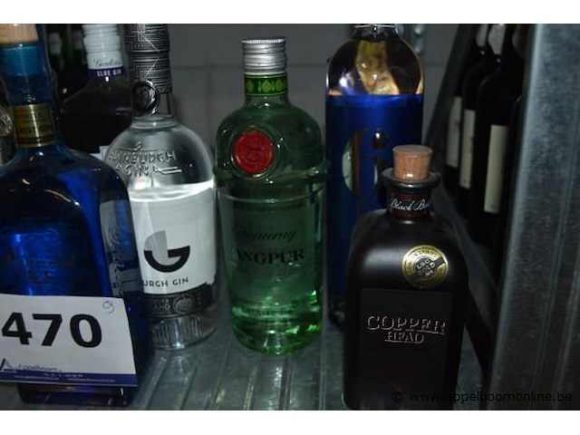 9x fles gin, diverse merken en volumes - afbeelding 3 van  4