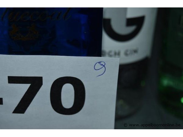 9x fles gin, diverse merken en volumes - afbeelding 4 van  4