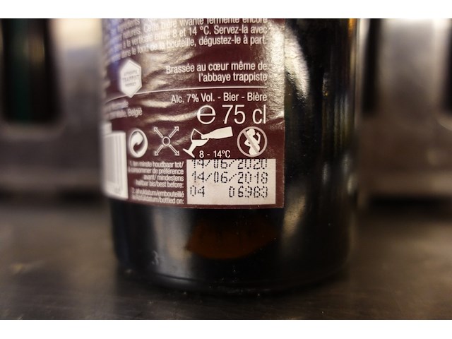 9x fles oude westmalle - afbeelding 3 van  3