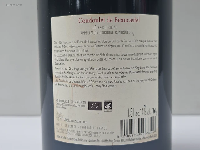 (9x) fles(sen) coudoulet de beaucastel 150 - afbeelding 5 van  6