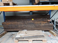 9x houten bielzen - afbeelding 1 van  2