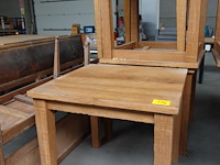 9x houten tafel - afbeelding 3 van  5
