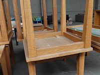9x houten tafel - afbeelding 4 van  5