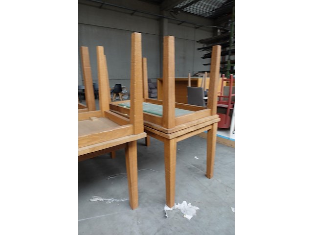 9x houten tafel - afbeelding 5 van  5