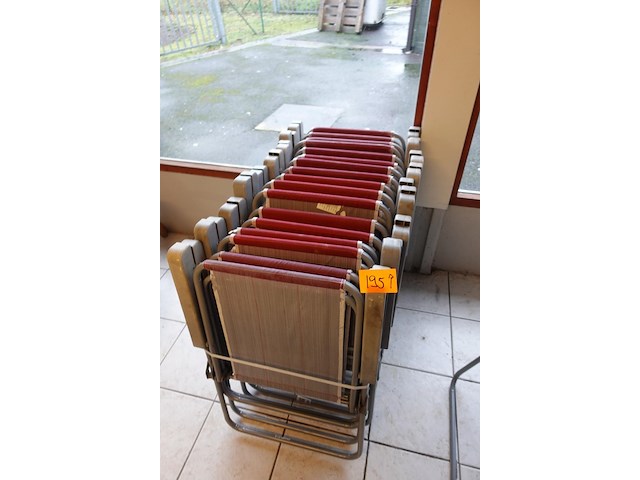 9x klapstoel - afbeelding 1 van  3