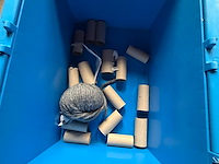 9x kunstof opbergbox + inhoud - afbeelding 3 van  12