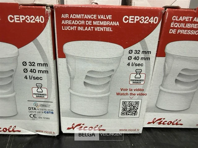 9x lucht inlaat ventiel nicoll - afbeelding 2 van  2