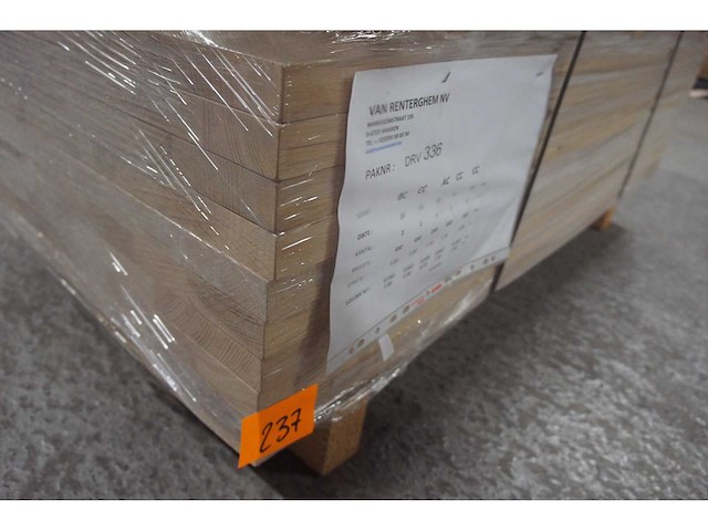 9x massief eiken traptreden 33mm - afbeelding 4 van  4