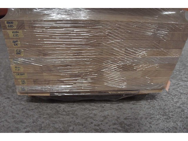 9x massief eiken traptreden 33mm - afbeelding 2 van  4