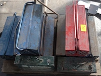 9x metalen gereedschapskoffer