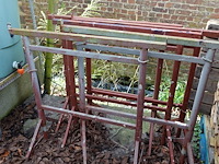 9x metalen schragen - afbeelding 2 van  2