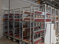 9x metalen verrijdbare platenkar - afbeelding 5 van  5
