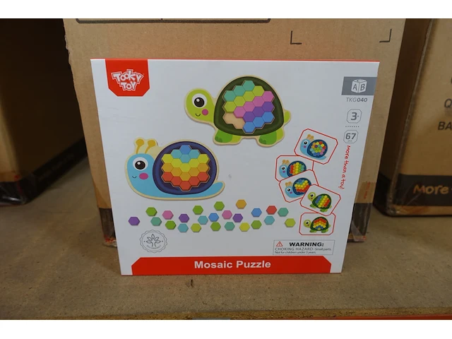 9x mosaic puzzle tooky toy - afbeelding 1 van  2