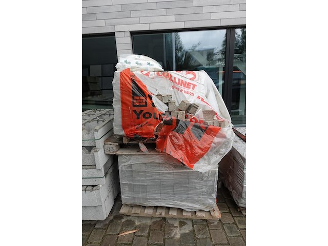 9x pallet diverse stenen en toebehoren - afbeelding 2 van  14