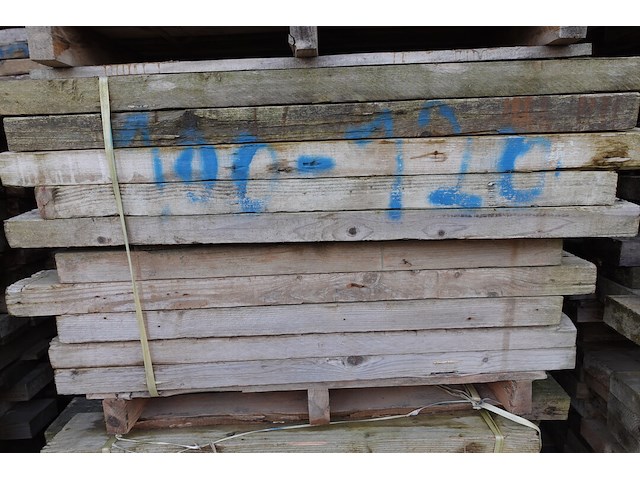 9x pallet hout - afbeelding 2 van  4