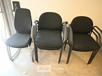 9x stoelen stapelbaar - afbeelding 1 van  2