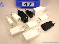 9x usb wandladers, werking niet gekend - afbeelding 1 van  1