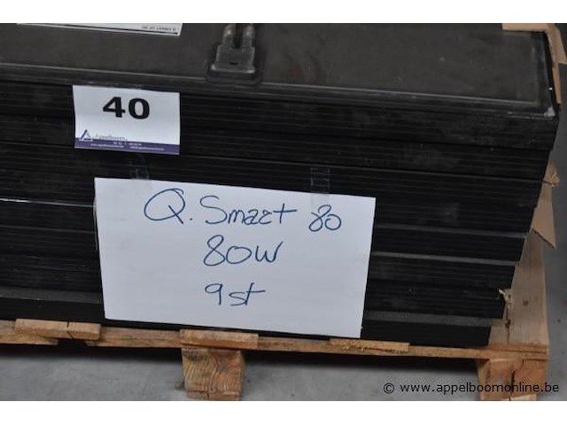 9x zonnepaneel, q. smart, 80 80w, werking niet gekend - afbeelding 2 van  2