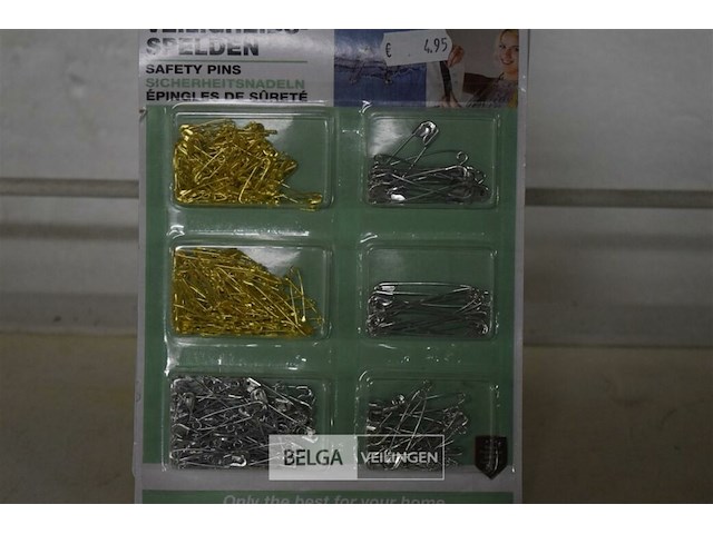 9x250pcs veiligheidsspelden - afbeelding 2 van  3
