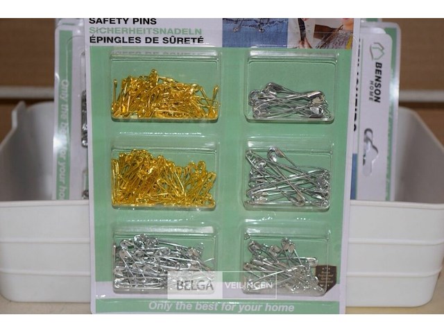 9x250st veiligheidspelden - afbeelding 2 van  2