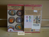 9x6st magneetjes - afbeelding 1 van  3