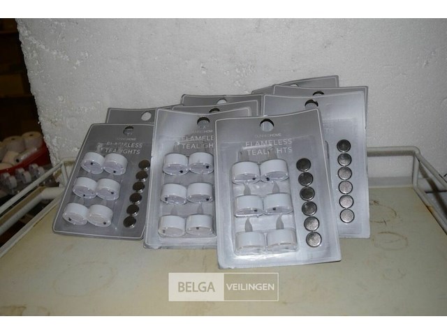 9x6st theelichtjes op batterij - afbeelding 1 van  2