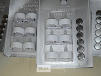 9x6st theelichtjes op batterij - afbeelding 2 van  2