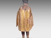 A 17thc spanish walnut sculpture of saint rochus 115 cm. (45.28 in.) - afbeelding 5 van  16