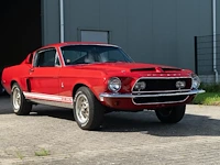 A 1968 shelby gt350 fastback, 302 cui v8, four-speed manual, candy apple red over black, shelby no. 02716 - afbeelding 67 van  73