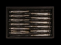 A 198-piece silver cutlery service, german hallmarks (1888-present), 800/000, total weight: 14733 g - afbeelding 4 van  17