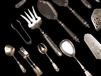 A 198-piece silver cutlery service, german hallmarks (1888-present), 800/000, total weight: 14733 g - afbeelding 10 van  17