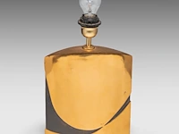A brass italian '70s design table lamp by esa fedrigolli (1950) 31 cm. (12.19 in.)