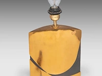 A brass italian '70s design table lamp by esa fedrigolli (1950) 31 cm. (12.19 in.) - afbeelding 4 van  6