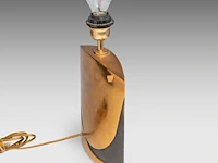A brass italian '70s design table lamp by esa fedrigolli (1950) 31 cm. (12.19 in.) - afbeelding 5 van  6