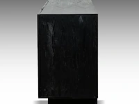 A brutalist black-stained oak dresser by de coene, courtrai 95 x 274 x 52.5 cm. (37.39 x 107.87 x 20.67 in.) - afbeelding 3 van  8