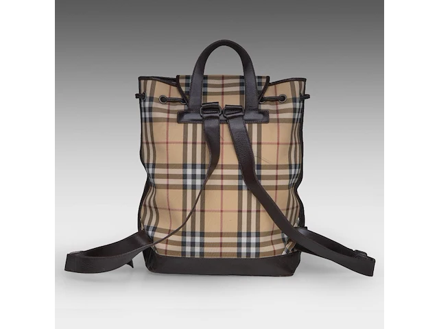 A burberry nova check pattern backpack - afbeelding 5 van  10