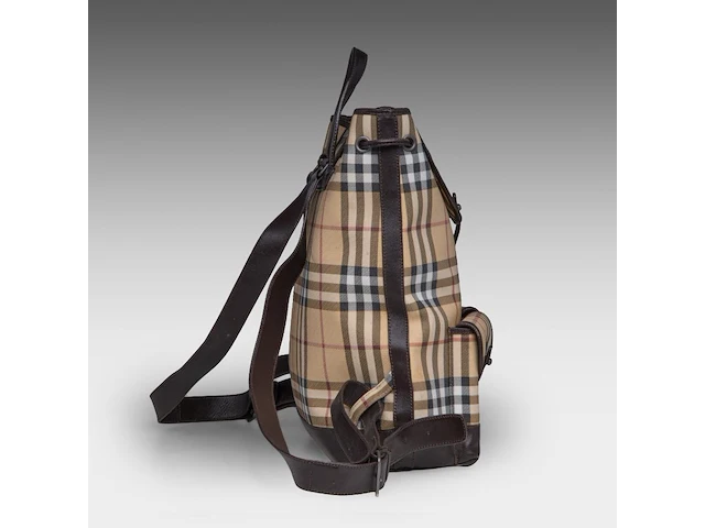 A burberry nova check pattern backpack - afbeelding 6 van  10