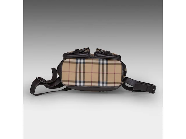 A burberry nova check pattern backpack - afbeelding 9 van  10