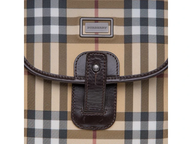 A burberry nova check pattern backpack - afbeelding 10 van  10