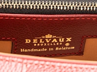 A burgundy red delvaux brillant mm handbag 22 x 29 x 15 cm. (8.66 x 11.41 x 5.91 in.) - afbeelding 3 van  12