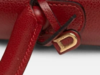 A burgundy red delvaux brillant mm handbag 22 x 29 x 15 cm. (8.66 x 11.41 x 5.91 in.) - afbeelding 12 van  12